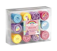 Totum Totum Stamps Unicorn Junior 12 pièces - Tampons auto-encreurs - Jouets créatifs