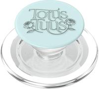 Totus Tuus Floral Catholique Marian Design Catholique Latin PopSockets PopGrip pour MagSafe