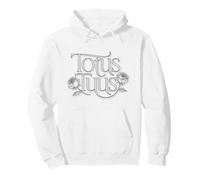 Totus Tuus Floral Catholique Marian Design Catholique Latin Sweat à Capuche