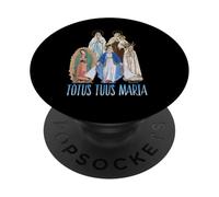 Totus Tuus Maria Totalement vôtre, Mère Marie catholique JPII PopSockets PopGrip Adhésif