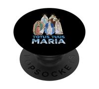 Totus Tuus Maria Totalement vôtre, Mère Marie catholique JPII PopSockets PopGrip Adhésif