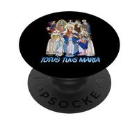 Totus Tuus Maria Totalement vôtre, Mère Marie catholique JPII PopSockets PopGrip Adhésif
