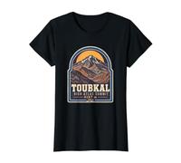 Toubkal Maroc Sommet du Haut Atlas 4167m Trekking T-Shirt Graphique avec Valeur
