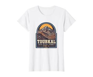 Toubkal Maroc Sommet du Haut Atlas 4167m Trekking T-Shirt Graphique avec Valeur