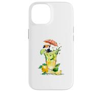Toucan Citron Vert et Citron Vert Coque pour iPhone 14