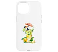 Toucan Citron Vert et Citron Vert Coque pour iPhone 15