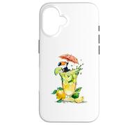 Toucan Citron Vert et Citron Vert Coque pour iPhone 16