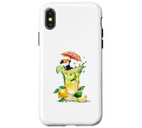Toucan Citron Vert et Citron Vert Coque pour iPhone X/XS