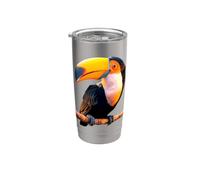 Toucan Forêt Tropicale Amérique Sud Bec de Toucan Gobelet isotherme en acier inoxydable double paroi