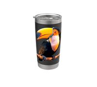 Toucan Forêt Tropicale Amérique Sud Bec de Toucan Gobelet isotherme en acier inoxydable double paroi