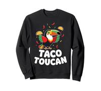 Toucan Mexicain Tacos Fête Oiseau Amusant Sweatshirt