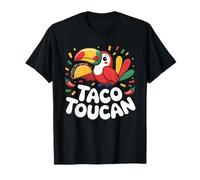 Toucan Mexicain Tacos Fête Oiseau Amusant T-Shirt