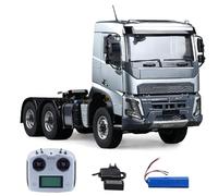 TOUCAN RC HOBBY 1/14 6 x 6 RC Tracteur Camion FMX Télécommande Simulation Véhicule 2 vitesses Châssis Métal Rail Essieu Verrouillage Système sonore