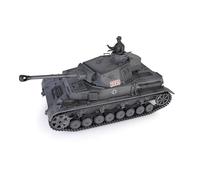 TOUCAN RC HOBBY 1/16 Henglong Grey 7.0 Roues en métal Panzer IV F2 RTR RC Tank 3859 pour 14 ans et plus