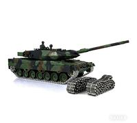 TOUCAN RC HOBBY 1/16 Henglong Scale 7.0 Leopard2A6 RTR RC Tank 3889 W/360 ° Tourelle Métal Tracks pour 14 ans et plus