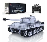TOUCAN RC HOBBY 1/16 Henglong Snow 7.0 Panther RTR RC Tank 3819 Roues en métal