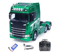 TOUCAN RC HOBBY 1/18 RTR Télécommande Tracteur Camion SC 770S 1501 6X4 RC Camion Lumières Système Sonore Yeux Démon Modèle Assemblé pour Adultes Amateurs