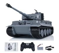 TOUCAN RC HOBBY 1/24 RC Tank RC Battle Tank Taigen Tiger I Télécommande Infrarouge Combat Militaire Chars