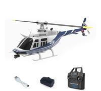 TOUCAN RC HOBBY 1/33 C138 Modèle d'hélicoptère de simulation RC Bell206 6CH Avion cascade radiocommandé 6 axes Batterie gyroscope adulte Cadeaux jouets pour loisirs