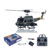 TOUCAN RC HOBBY 1/48 2,4 G Télécommande hélicoptère Simulation Avion Modèle C032 UH-1 Vol arrière Flux optique Positionnement Adultes Cadeaux pour les loisirs