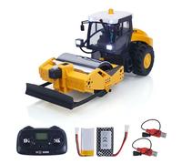 TOUCAN RC HOBBY 1/50 Mini télécommande Route Roller RTR Électrique RC Véhicule de chantier Modèle Fini Modèle Lame Métal Lumières Effet Sonore
