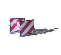 TOUCAN RC HOBBY 1 paire de garde-boue arrière en plastique avec lampe de dégagement LED 5 V pour RC 1/14 à monter soi-même, tracteur, camion, remorque, ingénierie, voiture, pièces pour adultes