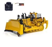 TOUCAN RC HOBBY Bulldozer hydraulique RC 1/14 en métal RTR avec télécommande modèle D11T Dozer