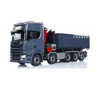 TOUCAN RC HOBBY Camion à benne basculante hydraulique 1/14 RC 770S Métal 10 x 10 Télécommande Roll On Off Bascule 3 vitesses RTR Modèle Voiture Frsky XE Radio