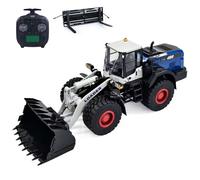 TOUCAN RC HOBBY Chargeur hydraulique 1/14 en métal RC WA480 Véhicule de construction robuste avec essieux de verrouillage différent, fourche à coupleur rapide ST8 son léger