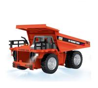TOUCAN RC HOBBY Dumper HG4 431 Télécommande 1/64 en demi-alliage Mini RC Construction Véhicule Lumière Effet Son Tabletop Modèle Collection Cadeau