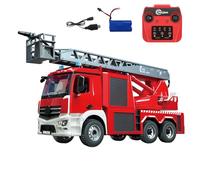TOUCAN RC HOBBY Échelle électrique 1/20 avec télécommande pour camion de pompiers BZ en plastique RC Modèle Véhicule Échelle en métal 6 moteurs