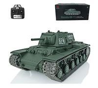 TOUCAN RC HOBBY Henglong 1/16 Tk7.0 Soviétique Kv-1 RC Tank 3878 Ir Bb Airsoft Metal Tracks Steel Gearbox Battery