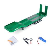 TOUCAN RC HOBBY HUINA 1/18 Semi-remorque à plat en plastique 1502 pour tracteur radiocommandé camion 1501 pieds de support électrique batterie sans lumière