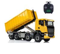 TOUCAN RC HOBBY Métal 1:14 RC Hydraulique Roll Off Dump Truck 8x8 Dumper Car Model Sound Light