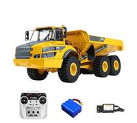 TOUCAN RC HOBBY Métal DoubleE 1/16 Télécommande Dumper 6WD Télécommande électrique Modèle de camion 10 kg Charge maximale Porte ouverte