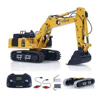 TOUCAN RC HOBBY Pelleteuse RC PC520 1/50, hub électrique, commande radio, pelleteuse, véhicule technique, chaînes métalliques, lumières, son, petite collection de jouets