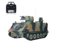 TOUCAN RC HOBBY Pro Edition 1/16 M113A1 Char télécommandé à infrarouge Unité de brouillard Chaînes réglables Châssis en métal
