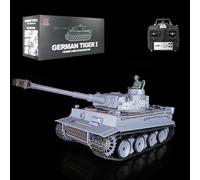 TOUCAN RC HOBBY Pro.Edition RTR 2.4Ghz Henglong 1/16 TK7.0 German Tiger I RTR RC Tank 3818 Barrel Recoil BB Airsoft Smoke Effect IR Battle with Sticter