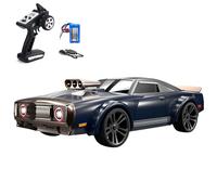 TOUCAN RC HOBBY RC Drift Car Q142 1/16 2,4G Télécommande 4WD High Speed Muscle Car 35 km/h RTR Véhicule Moteur à Brosse LED Angel Eyes Batterie d'extérieur