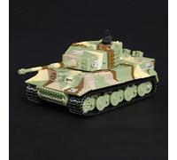 TOUCAN RC HOBBY RC Réservoir assemblé 1/72 German Tiger RTR Mini Tank Tourelle Tourner 360° Cadeau pour Enfant