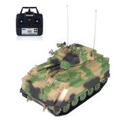 TOUCAN RC HOBBY RTR 1/16 M113A1 RC Char Système de combat infrarouge Rétropédalage Tube Unité de fumée Effets sonores Tour rotative à 320° Engrenage en métal