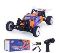 TOUCAN RC HOBBY Télécommande 1/24 Hobby Plus Desert Buggy RWD RC Off Road Car Speck-B Brosses Moteur Flysky ESC Batterie Pas de lumière Son RTR Fort Modèle avancé pour adulte
