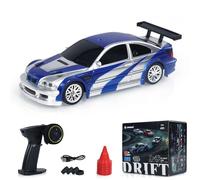 TOUCAN RC HOBBY Voiture télécommandée 1:43 RC Drift Car 4WD radiocommandée Drift Car RC Mini avec lumières pour Enfants