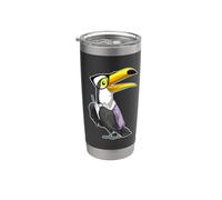 Toucan Secrétaire Porte-bloc Bureau Gobelet isotherme en acier inoxydable double paroi