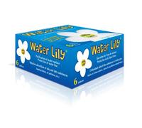 Toucan - Water lily - purificateur d'eau - Boite de 6 fleurs Blanc/Jaune