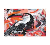 Toucans Puzzle Enfants 1000pcs, Puzzles en Bois- Kit Bricolage Relax Jeux pour Adolescents Et Adultes Cadeaux （75×50cm）