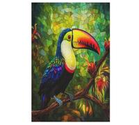 Toucans Puzzle EnfFourmis 1000pcs, Puzzles en Bois- Kit Bricolage Relax Jeux pour Adolescents Et Adultes Cadeaux 78×53cm