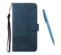 TOUCASA Coque pour Huawei P Smart 2019 / Honor 10 Lite/P Smart Plus 2019, Housse en Cuir Premium PU Etui, 3 Emplacements pour Cartes Étui et Monnaie Portefeuille Rabat [Fermoir Magnétique] (Bleu)