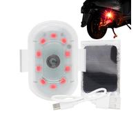 Touch Activated Lamp, Flashing Lights for Vehicles Usb Warning for Car Truck Bike Scooter Suv Drone, Sturdy Pc and Lamp Bead Design with Monochrome Gradient Modes Adjustable Brightness Night Riding