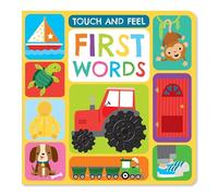 Touch and Feel First Words: Early Learning Board Book with Textures for Sensory Vocabulary Building